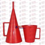 Petroleum Drilling Fluids Testing Equipment Marsh Funnel 946ml Measuring Cup for sale