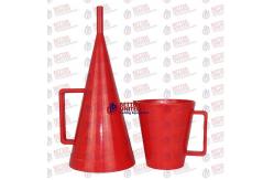 China Petroleum Drilling Fluids Testing Equipment Marsh Funnel 946ml Measuring Cup supplier