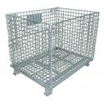 Visible 4”X2” Wire Mesh Storage Crates , Collapsible Metal Containers 38x30x28 Inch for sale