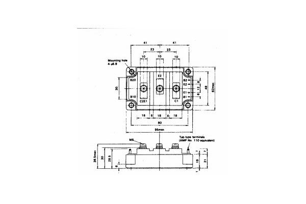 IGBT Power Module 2DI150D-050 POWER TRANSISTOR MODULE FUJITSU IGBT Power Module