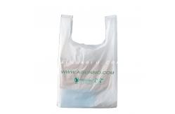 China Packaging As4736 Compostable Food Bags With Handles Pe Plastic Poly Material supplier