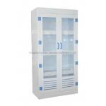Moistureproof Acid Storage Cupboard , steel Lab Storage Cabinet With Glass Doors for sale
