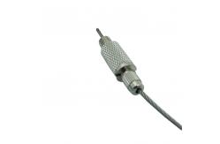 China Male Thread Wire Cable Grippers For Lighting System, Hanging And Display supplier