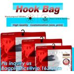 Stationery Set Transparent Plastic Bow Handle Hanger Zipper Lock Cosmetic Pvc Bag With k,Hanger Plastic Hook Bag f for sale