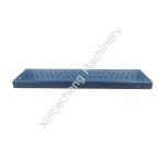Perforated Sheet Food Mechanical Parts Blue Painted On Aluminum Distributing for sale