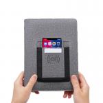 Waterproof Reusable Wireless Charger Power Bank Notebook With LED Light