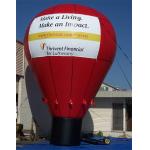 Free shipping 4 meter high inflatable PVC floating advertising ground balloon