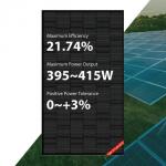 400W 405W Jinko Panel Solar 400wp 410W 415W Black Solar Pv Panels New Tech Roof Solar Panel for sale