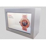 Android OS WIFI 4G LTE Interactive Digital Signage Transparent LCD Display Showcase for sale
