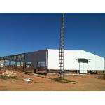 Pre Engineered Tube Steel Buildings Q235 Q355 Galvanize  Painted for sale