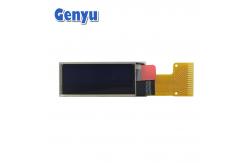 China 0.91 Inch OLED Display 128x32 Resolution White 15pin FPC SPI Interface supplier