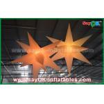 Nylon Advertising LED Star Balloon Outdoor Inflatable Decorations WIth CE / UL Blower for sale