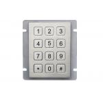 Antibacterial Washable Metal Industrial Keypad 4x4 Atm Machine Keypad for sale