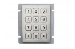 China Antibacterial Washable Metal Industrial Keypad 4x4 Atm Machine Keypad supplier