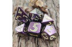 China Card Game RPG Dice Set ZincFor Dungeons And Dragons​ Metal Polyhedral Black supplier