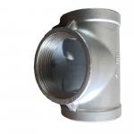 Malleable Iron Seamless Pipe Fittings Galvanized Pipe Thread Tee for sale