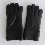 Wholesale winter warm split leather shearling gloves for sale
