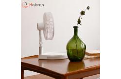 China USB Rechargeable Foldable Fan Adjustable Standing Pedestal Handheld Foldable Desk Fan supplier