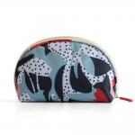 Shell Shape Polyester Cosmetic Bag With Zipper for sale