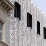 Facade Expanded Exterior Wall Mesh Panel 2.35mm Thick Aluminum Alloy