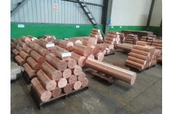 China ASTM B196 C17200 Round Beryllium Copper Bar / Rod For Industry supplier
