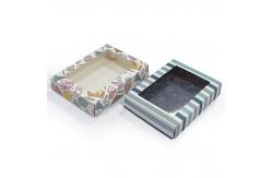 China Brown Kraft Paper Tuck End Box Packaging With Clear PVC Window Folders supplier