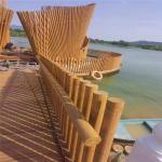 Aluminum Metal Ceilings Aluminum Bamboo Poles Wall Claddings for sale