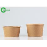 To Go Biodegradable Soup Disposable 16oz Food Bowls Custom Logo Printed Kraft Paper Bowl for sale