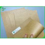 Virgin Kraft Test Liner Paper Board 250G 300G Brown Color Food Wrap Paper for sale