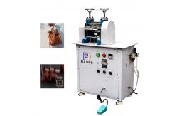 China Long Strip Leather Belt Embossing Machine With Automatic Feeding System supplier