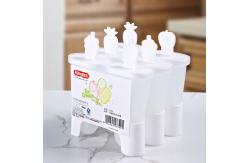 China Reusable Set 6 Irregular PP Ice Popsicle Mould 11.5*11*12.5cm supplier