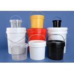 Seal Lid Rounded Plastic Bucket For Convenient And Safe Storage for sale