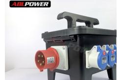 China Entertainment Black 8 Way Output 220V Power Distro Boxes supplier