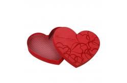 China Red Customized Gift Box Heart Shaped Paper Chocolate Packaging Box With Logo Printing supplier