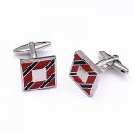Shirts Shell Enamel Cufflinks / Gold Plated Mens Personalized Cufflinks for sale