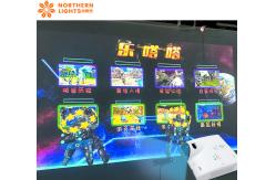 China Holographic 3400 LM Interactive Wall Projection Beam Interactive Game supplier