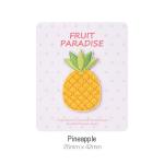 Custom Joy Pineapple Patches: Eco-Friendly Iron-On Decor with Uplifting Messages for sale