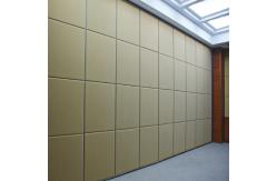 China MDF Material Building Soundproof Folding Partition Walls For Exhibition supplier