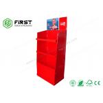 Carton Floor POP Cardboard Paper Shelf Display Stand Custom Logo Printed