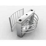 Solenoid Mechanism Waist Height Turnstile IP55 With QR Barcode Scanner for sale