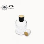 Europe Style Cylinder Zamac Perfume Cap With Leather And Buyer'S Logo For FEA15 Bottle for sale