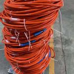 24 Channel Seismic Cable 9.2mm OD Seismic Refraction Cable Customized