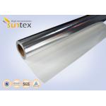 High Temperature Insulation Aluminum Foil Fiberglass Cloth For Heat Shielding Applications for sale