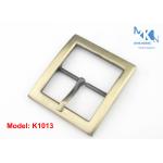 Square Simple Belt Buckles , Replacement Belt Buckle Anti - Brass Color for sale