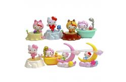 China Custom OEM Made PVC Cute Mini Plastic Cartoon Kitty Toy OEM Manufacturer supplier