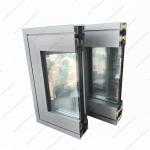 Double Glazing Heat Break Window Mill Finish Broken Bridge Silent Casement Aluminum System Windows for sale