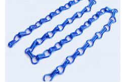China Decorative Architectural 12mm Anodized Metal Chain Link Curtain 1mX2m supplier