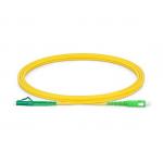 LC APC to SC APC Simplex G.652.D Single Mode PVC 2.0mm -1m(6ft) FOPC 1222S111-2（7242124）OS2 ( G.652.D/G.657.A1/G.657.A2) for sale