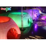Outdoor Inflatable Tent Event 6m Inflatable Igloo And Dome Tent With LED Light for sale