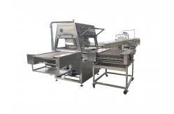 China Muesli Bar Chocolate Coating Machine With Industrial Level Cooling Tunnel supplier
